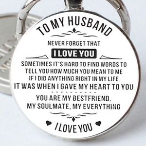 Husband Keychain